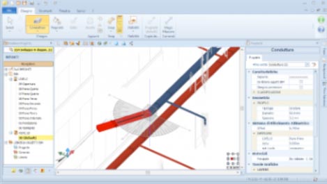 Tool di orientamento dell'impianto MEP realizzato con Edificius-MEP