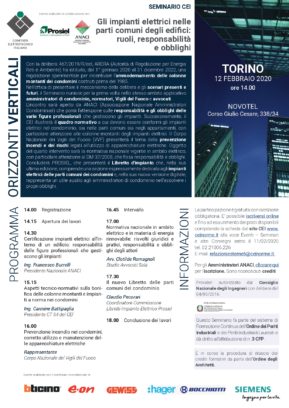 prosiel tour 2020 torino ammodernamento colonnine montanti edifici 1985 edilizia smart building italia