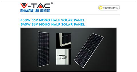 V-Tac presenta in anteprima il nuovo Kit solare fotovoltaico