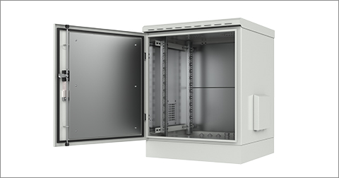 Armadio Rack 19″ a pavimento 20U IP66 Techly Professional